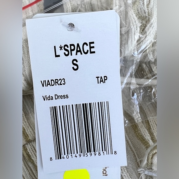 L*Space Vida Dress- Tapioca Color - Size Small - Picture 7 of 9